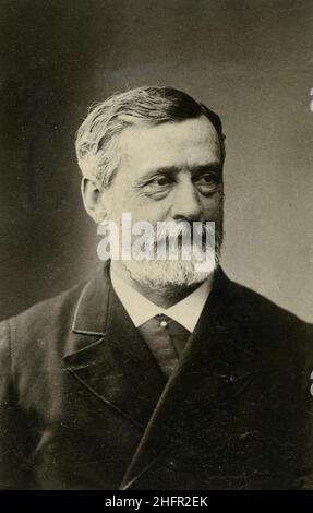 Portrait de Paul Dubois - Sculpteur francais 1829-1905 Stockfoto