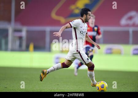 Fabio Rossi/AS Roma/LaPresse 08/11/2020 Genua (Italien) Sport Soccer Genua-Roma Italienische Fußball-Meisterschaft Liga Serie A Tim 2020/2021 - Stadio Luigi Ferraris im Bild: Pedro Stockfoto