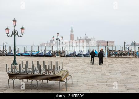 Foto Filippo Ciappi/LaPressecronaca14-11-2020 Venezia Coronavirus, Crisi economica nella citt&#XE0; di Venezia a causa della pandemiaNella Foto attivit&#XE0; commerciali chikuseFoto Filippo Ciappi/LaPresseNews 14. November 2020 Venedig Italien die Krise aufgrund der Pandemie für Covid-19 hat zur Schließung vieler kommerzieller Aktivitäten in Venedig geführt. Venedig, 14. November 2020,1 Stockfoto