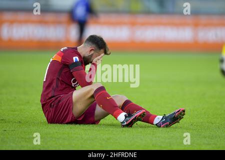 Fabio Rossi/AS Roma/LaPresse 22/11/2020 Rom (Italien) Sport Soccer Roma-Parma Italienische Fußball-Meisterschaft Liga Serie A Tim 2020/2021 - Olympiastadion im Bild: Bürgermeister Stockfoto