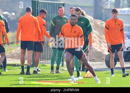 Fabio Rossi/AS Roma/LaPresse 25/11/2020 Rom (ITA) Trainingseinheit - Sportzentrum Fulvio Bernardini im Bild: Juan Jesus Stockfoto