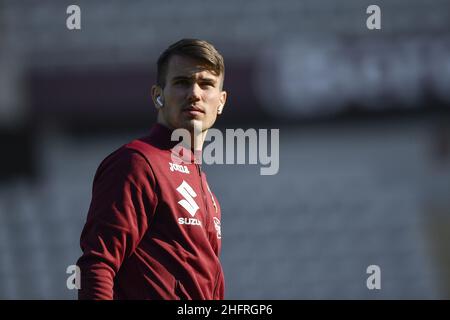 LaPresse - Fabio Ferrari 26. November 2020 Turin, Italien Sportfußball EXKLUSIV TURIN FC Turin FC gegen Virtus Entella - vierte Runde des Italienischen Pokals 2020/2021 - Stadion "Olimpico Grande Torino". Im Bild:Horvath Stockfoto