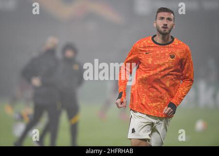 Fabio Rossi/AS Roma/LaPresse 26/11/2020 Cluj-Napoca (ROU) Sport Soccer CFR Cluj-Roma Europa League 2020/2021 - Stadio Constantin R&#x103;dulescu im Bild: Bryan Cristante Stockfoto