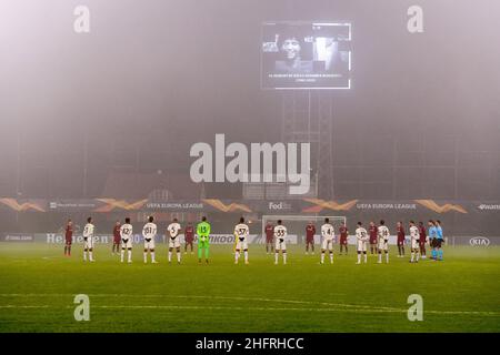 Fabio Rossi/AS Roma/LaPresse 26/11/2020 Cluj-Napoca (ROU) Sport Soccer CFR Cluj-Roma Europa League 2020/2021 - Stadio Constantin R&#x103;dulescu im Bild: Stockfoto