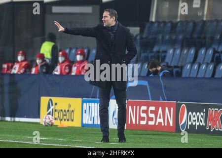 Stefano Nicoli/LaPresse 01-12-2020 Bergamo Italien Sport Soccer Atalanta vs Midtjylland UEFA Champions League - Gewiss Stadium der Gruppe D im Bild Brian Priske Stockfoto