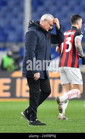 Foto LaPresse - Tano Pecoraro06 12 2020 Genova - (Italia)Sport CalcioSampdoria vs MilanCampionato di Calcio Serie A Tim 2020/2021 - Stadio "Luigi Ferraris"nella foto: RanieriPhoto LaPresse - Tano Pecoraro06 Dezember 2020 Stadt Genova - (Italien)Sport SoccerSampdoria vs MilanItalienische Fußball-Liga A Tim 2020/2021 - "Luigi Ferraris" Stadion im Bild: ranieri Stockfoto