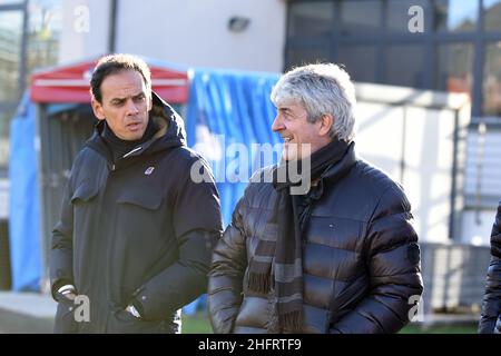 LaPresse - Roberto Settonce 11/12/2018 Gubbio Perugia (Italien) Sport Soccer Gubbio vs Vicenza Italienische Fußballmeisterschaft Liga Pro 2018 2019 Pietro Barbetti Stadion im Bild: Neue Komponente der vicenza Firma paolo rossi Stockfoto