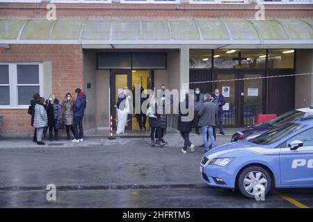 Alessandro La Rocca/ LaPresse 10-12-2020 Siena - Italy News die Begräbniskammer von Paolo Rossi im Krankenhaus S. Maria Le Scotte von SienaAuf dem Foto: Der Eingang des Krankenhauses Stockfoto