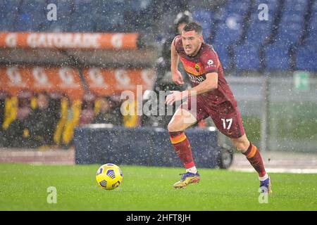 Fabio Rossi/AS Roma/LaPresse 03/01/2021 Rom (Italien) Sport Soccer Roma-Sampdoria Italienische Fußball-Meisterschaft Liga Serie A Tim 2020/2021 - Olympiastadion im Bild: Stockfoto