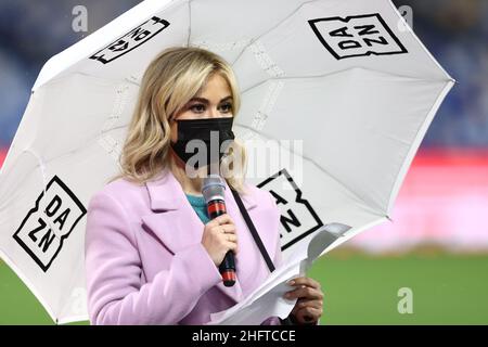 Alessandro Garofalo/LaPresse 06. Januar 2021 Neapel, Italien Sportfußball Napoli vs Spezia - Italienische Fußballmeisterschaft League A Tim 2020/2021 - Diego Armando Maradona Stadion. Im Bild: Stockfoto