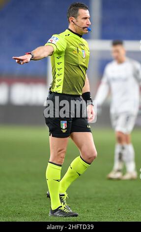 Foto LaPresse - Tano Pecoraro09 01 2021 Genova - (Italia)Sport CalcioGenua vs BolognaCampionato di Calcio Serie A Tim 2020/2021 - Stadio "Luigi Ferraris"nella foto: DoveriPhoto LaPresse - Tano Pecoraro09 Januar 2021 Stadt Genova - (Italien)Sport SoccerGenua vs BolognaItalienische Fußball-Meisterschaft Liga A Tim 2020/2021 - "Luigi Ferraris" Stadion im Bild: Doveri Stockfoto