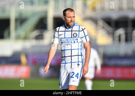 LaPresse - Jennifer Lorenzini 13. Januar 2021 Firenza (Italien) Sport Soccer Fiorentina - Inter Italian Football Cup 2020/2021 - achte Runde - "Artemio Franchi" Stadion im Bild: Eiksen Stockfoto