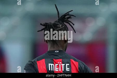 LaPresse - Spada 23 januar , 2020 Mailand ( Italien ) Sport Soccer A.C. Mailand- Stagione 2020-2021 - Serie A Mailand vs Atalanta im Bild: Meite Stockfoto