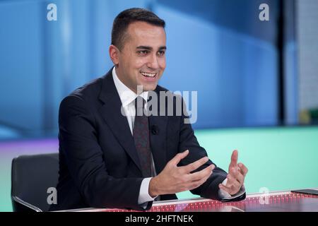 Roberto Monaldo / LaPresse 24-01-2021 Rom (Italien) TV-Programm "Mezz'ora in pi&#xf9;" im Bild Luigi Di Maio Stockfoto