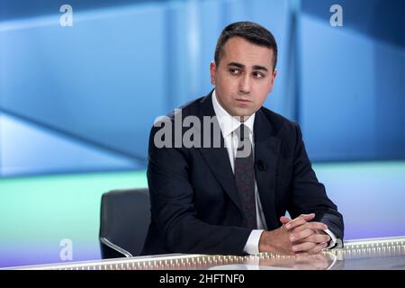 Roberto Monaldo / LaPresse 24-01-2021 Rom (Italien) TV-Programm "Mezz'ora in pi&#xf9;" im Bild Luigi Di Maio Stockfoto