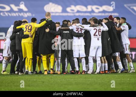 LaPresse - Fabio Ferrari 6. Februar 2021 Bergamo, Italien Sportfußball EXKLUSIV TURIN FC Atalanta vs Turin - Italienische Fußballmeisterschaft Liga A Tim 2020/2021 - 'Gewiss Stadium of Bergamo.' Stadion. Im Bild:-t Stockfoto