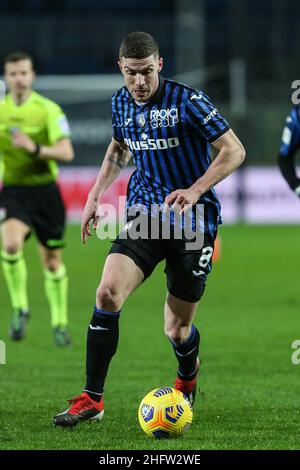 Stefano Nicoli/LaPresse 10-02-2021 Sport Soccer Atalanta vs Napoli Coppa Italia Tim 2020/2021 Gewiss Stadium im Bild Robin Gosens Stockfoto