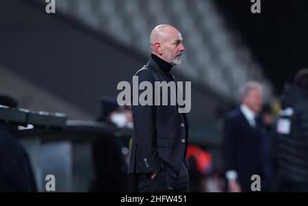 LaPresse - Spada 13 Februar , 2021 La Spezia ( Italien ) Sport Soccer A.C. Mailand - Stagione 2020-2021 - Serie A Spezia vs Mailand im Bild: Stockfoto