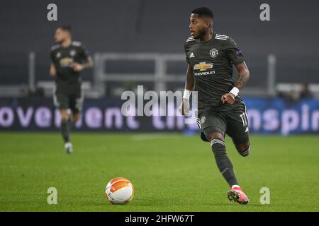 LaPresse - Marco Alpozzi 18. Februar 2021 Turin, Italien Sportfußball Real Sociedad vs Manchester United - UEFA Europa League 2020 2021- Runde von 32, 1st Teilstrecken im Bild: Fred (Manchester United); Stockfoto