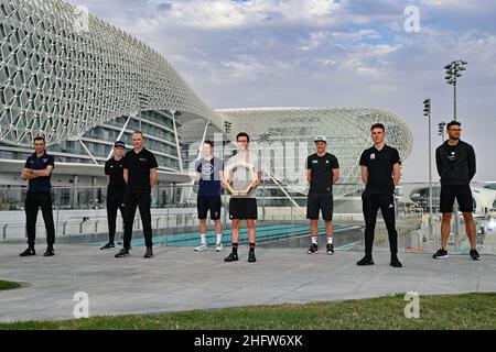 Gian Mattia D'Alberto - LaPresse 20. Februar 2021 Abu Dhabi (Vereinigte Arabische Emirate) Sport Cycling UAE Tour 2021 Pressekonferenz der Top-Fahrer im Bild: Top-Fahrer Stockfoto