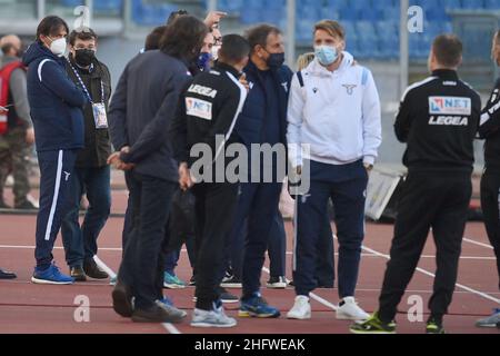 Foto Alfredo Falcone - LaPresse02/03/2021 Roma ( Italia)Sport CalcioLazio - TorinoCampionato di Calcio Serie A Tim 2020 2021 - Stadio Olimpico di RomaNella foto: Simone InzaghiFoto Alfredo Falcone - LaPresse02/03/2021 Roma (Italien)Sport SoccerLazio - TorinoItalienische Fußball-Liga A Tim 2020 2021 - Olimpico Stadion von Romain das Bild: Simone Inzaghi Stockfoto