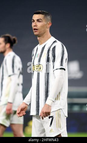 LaPresse - Tano Pecoraro 06 März 2021 Stadt Turin - (Italien) Sport Soccer Juventus vs Lazio Italienische Fußball-Meisterschaft Liga A Tim 2020/2021 - Allianz Stadium im Bild: ronaldo cristiano Stockfoto