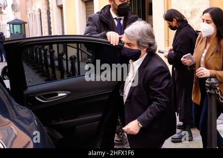 Mauro Scrobogna /LaPresse 23. März 2021&#xa0; Rom, Italien politische Regierung auf dem Foto: Der Minister für Vereinfachung und öffentliche Verwaltung Renato Brunetta Stockfoto