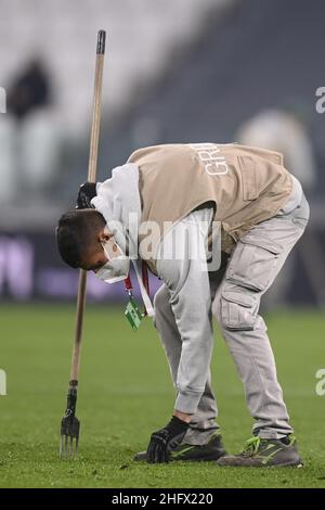 LaPresse - Fabio Ferrari 24. März 2021 Turin, Italien Sportfußball Portugal gegen Azerbaigian -FIFA WM-Qualifikation Katar 2022 - Gruppe A Etappe 1/10 -Allianz Stadion von Turin. Im Bild:Gärtner Stockfoto