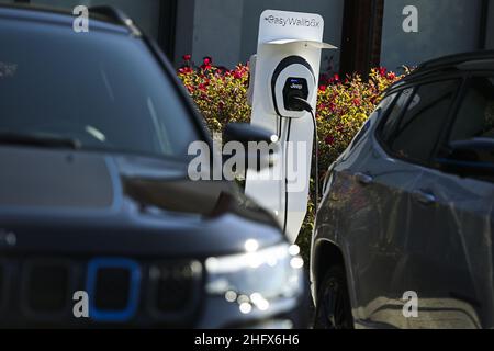 Marco Alpozzi/LaPresse April, 08 2019 Turin, Italien Motors Stellantis, der neue Jeep Compass Stockfoto