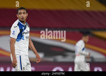 Foto Alfredo Falcone - LaPresse 22/04/2021 Roma ( Italia) Sport Calcio Roma - Atalanta Campionato di Calcio Serie A Tim 2020 2021 - Stadio Olimpico di Roma Nella foto:luis muriel Foto Alfredo Falcone - LaPresse 22/04/2021 Roma (Italien) Sport Soccer Roma - Atalanta Italienische Fußball-Meisterschaft Liga A Tim 2020 2021 - Olimpico-Stadion von Roma im Bild::luis muriel Stockfoto