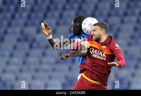 LaPresse - Tano Pecoraro 02 Mai 2021 Stadt Genua - (Italien) Sport Soccer Genua vs Fiorentina Italienische Fußballmeisterschaft Liga A Tim 2020/2021 - "Luigi Ferraris" Stadion auf dem Bild: Bürgermeister, colley Stockfoto