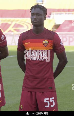 Luciano Rossi/ AS Roma/ LaPresse 09/05/2021 Rom (Italien) Sport Soccer Roma - Crotone Football Championship League A Tim 2020 2021 Olimpico Stadium of Rome im Bild: Ebrime Darboe Stockfoto