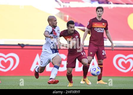 Luciano Rossi/ AS Roma/ LaPresse 09/05/2021 Rom (Italien) Sport Soccer Roma - Crotone Football Championship League A Tim 2020 2021 Olimpico Stadium of Rome im Bild: Pedro Stockfoto