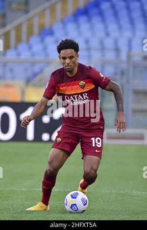 Luciano Rossi/ AS Roma/ LaPresse 09/05/2021 Rom (Italien) Sport Soccer Roma - Crotone Football Championship League A Tim 2020 2021 Olimpico Stadium of Rome im Bild: Bryan Reynolds Stockfoto