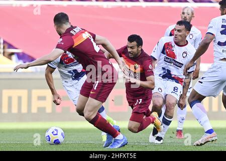 Luciano Rossi/ AS Roma/ LaPresse 09/05/2021 Rom (Italien) Sport Soccer Roma - Crotone Football Championship League A Tim 2020 2021 Olimpico Stadium of Rome im Bild: Pedro Stockfoto