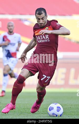 Luciano Rossi/ AS Roma/ LaPresse 09/05/2021 Rom (Italien) Sport Soccer Roma - Crotone Football Championship League A Tim 2020 2021 Olimpico Stadium of Rome im Bild: Henrikh Mkhitaryan Stockfoto