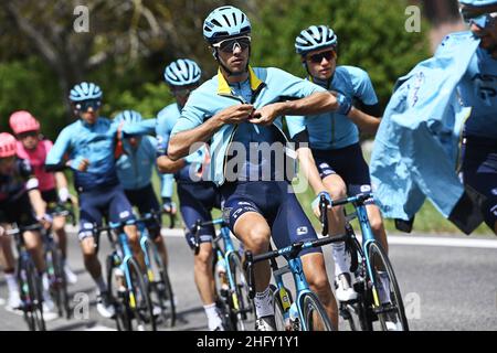 Fabio Ferrari/LaPresse 13. Mai 2021 Italien Sport Radfahren Giro d'Italia 2021 - Ausgabe 104th - Etappe 6 - von der Grotte di Frasassi bis Ascoli Piceno im Bild: Ein Moment der Bühne Stockfoto