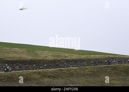 Fabio Ferrari/LaPresse 13. Mai 2021 Italien Sport Radfahren Giro d'Italia 2021 - Ausgabe 104th - Etappe 6 - von der Grotte di Frasassi bis Ascoli Piceno im Bild: Ein Moment der Bühne Stockfoto