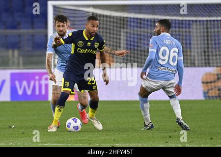 Fabrizio Corragetti / LaPresse 12st. Mai 2021 Rom, Italien Sportfußball Latium vs Parma - Italienische Fußball-Liga A Tim 2020/2021 - Olympiastadion im Bild: Hernami (Parma) Stockfoto