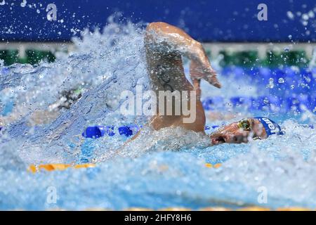 Alfredo Falcone - LaPresse 17. Mai 2021 Budapest, Ungarn Sport 35th Ausgabe der European Swimming Open 400m Freestyle Männer im Bild:Gabriele Detti (Ita) Stockfoto