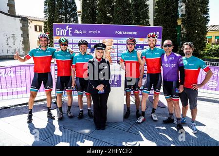 Foto LaPresse/Alessandro Garofalo 20 maggio 2021 Sport Cicismo Giro d'Italia 2021 – Giro E Nella foto: Tappa 12 da Pontassieve a Bagno di Romagna Foto LaPresse/Alessandro Garofalo 20. Mai 2021 Sport Cycling Giro d'Italia 2021 – Giro E im Bild: Etappe 12 von Pontassieve nach Bagno di Romagna Stockfoto