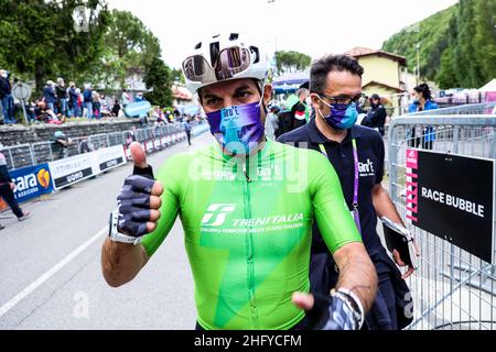 Foto LaPresse/Alessandro Garofalo 20 maggio 2021 Sport Cicismo Giro d'Italia 2021 – Giro E Nella foto: Tappa 12 da Pontassieve a Bagno di Romagna Foto LaPresse/Alessandro Garofalo 20. Mai 2021 Sport Cycling Giro d'Italia 2021 – Giro E im Bild: Etappe 12 von Pontassieve nach Bagno di Romagna Stockfoto