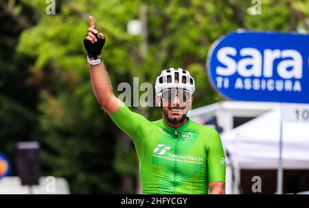 Foto LaPresse/Alessandro Garofalo 20 maggio 2021 Sport Cicismo Giro d'Italia 2021 – Giro E Nella foto: Tappa 12 da Pontassieve a Bagno di Romagna Foto LaPresse/Alessandro Garofalo 20. Mai 2021 Sport Cycling Giro d'Italia 2021 – Giro E im Bild: Etappe 12 von Pontassieve nach Bagno di Romagna Stockfoto