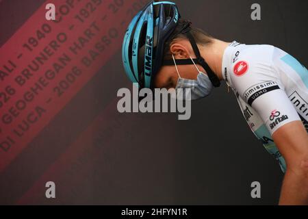 Marco Alpozzi/LaPresse 27. Mai 2021 Italien Sport Radfahren Giro d'Italia 2021 - Ausgabe 104th - Etappe 18 - von Rovereto nach Stradella im Bild: VLASOV Aleksandr (RUS) (ASTANA - PREMIER TECH) Stockfoto