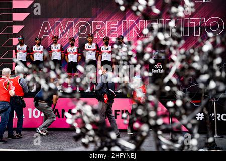 Gian Mattia D'Alberto/LaPresse 27. Mai 2021 Italien Sport Radfahren Giro d'Italia 2021 - Ausgabe 104th - Etappe 18 - von Rovereto nach Stradella im Bild: Radfahrer Stockfoto