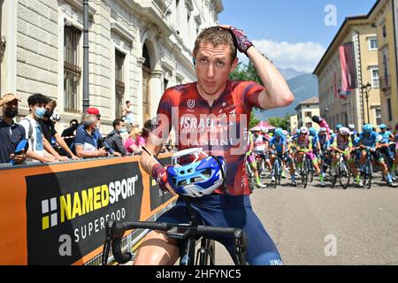 Massimo Paolone/LaPresse 27. Mai 2021 Italien Sport Cycling Giro d'Italia 2021 - Ausgabe 104th - Etappe 18 - von Rovereto nach Stradella im Bild: Daniel Martin (Israel Start-up Nation) Stockfoto