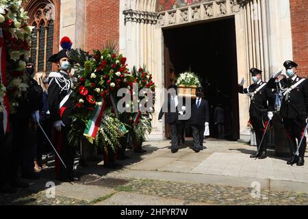 Mairo Cinquetti - LaPresse May 29, 2021 Mailand - Italy News Begräbnis von Carla Fracci in San Marco Churc in Mailand Stockfoto