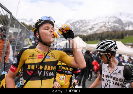 Marco Alpozzi/LaPresse 29. Mai 2021 Italien Sport Cycling Giro d'Italia 2021 - Ausgabe 104th - Etappe 20 - von Verbania nach Valle Spluga Alpe Motta im Bild: FOSS Tobias (NOR) (JUMBO-VISMA) Stockfoto