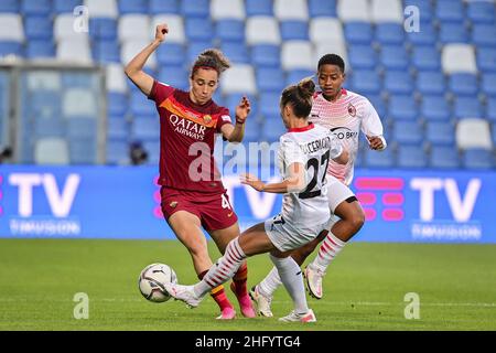 Fabio Rossi/AS Roma/LaPresse 30/05/2021 Reggio Emilia (Italien) Sport Soccer Mailand-Roma Italienisches Pokal Frauenfinale 2020/2021 - Mapei Stadium im Bild: Angelica Soffia Stockfoto