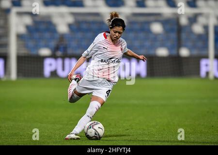 Claudio Furlan/LaPresse 30. Mai 2021 Reggio Emilia, Italien Sport Soccer Women Coppa Italia Finale Mailand gegen Roma auf dem Foto: Yui Hasegawa Stockfoto